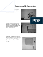 Industrial Table Assembly Instructions