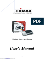 User's Manual: Wireless Broadband Router