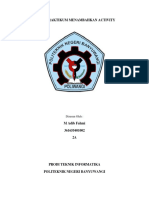 Tugas Praktikum Menambahkan Activity: Disusun Oleh