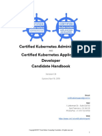 CKA CKAD Candidate Handbook v1.9 2018 April 16