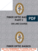 Fiber Optic Basics: On-Line Course