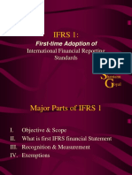 Ifrs 1:: First-Time Adoption of