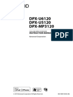 Kenwood DPX-U5120 Manual