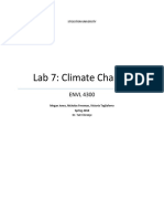 Lab 7: Climate Change: ENVL 4300