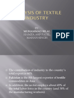 Analysis of Textile Industry