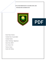 Integrated Mathematics IA 2 Probability Nayasha Baksh