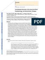 Work Related Musculoskeletal Disorders of The Hand and Wrist