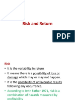 Risk and Return