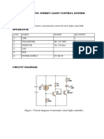 Automatic Traffic Light Control System