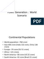 Power Generation World Scenario