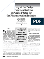 The Study of The Design of Production Systems of Purified Water For The Pharmaceutical Industry