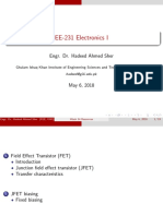 EE-231 Electronics I: Engr. Dr. Hadeed Ahmed Sher