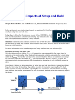 Equations and Impacts of Setup and Hold Time