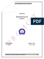 Lab Manual: Digital Electronics Lab (EE-224-F)