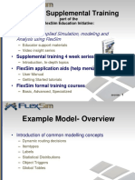 Flexsim Supplemental Training: Applied Simulation, Modeling and Analysis Using Flexsim