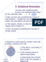 Chapter 10. Rotational Kinematics