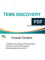 Introduction of TEMS Discovery