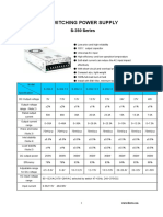 360w, 12v Switching Power Supply