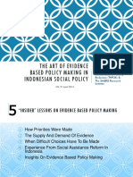 Evidence Based Policy Making Indonesia 