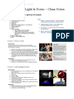 Mastering Light & Form - Class Notes