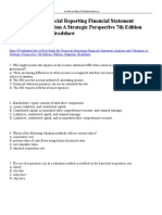 Test Bank For Financial Reporting Financial Statement Analysis and Valuation A Strategic Perspective 7th Edition Wahlen, Baginski, Bradshaw