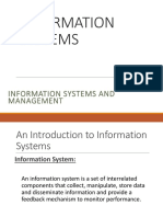 Information Systems and Management