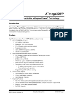 ATmega328 - P AVR MCU With PicoPower Technology Data Sheet 40001984A