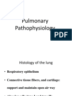 4 - Pulmonary Pathophysiology