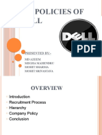 HR Policies of Dell: Presented By