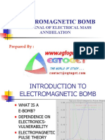 Electromagnetic Bomb: An Arsenal of Electrical Mass Annihilation