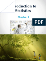 1-Introduction To Statistics PDF