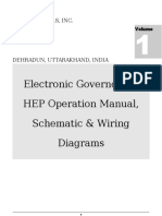 Electronic Governor For HEP Operation Manual, Schematic & Wiring Diagrams