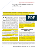 Adlerian Encouragement and The Therapeutic Process of Solution-Focused Brief Therapy