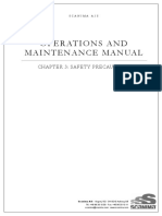 Operations and Maintenance Manual: Chapter 3: Safety Precautions