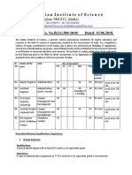 Iisc Bangalore Recruitment 2018 For 16 Site Engineer Assistant Registrar and Other Posts