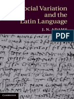 Adams - Social Variation and The Latin Language - 2013