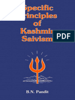 Balajit Nath Pandita-Specific Principles of Kashmir Saivism-Munshiram Manoharlal Publishers (1998) PDF