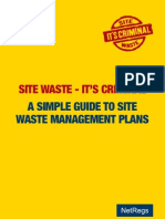 Site Waste Management Plan