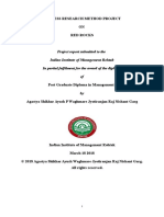 Project Report Submitted To The Indian Institute of Management Rohtak in Partial Fulfilment For The Award of The Diploma of