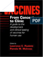 Vaccines - From Concept To Clinic - L. Paoletti, P. McInnes (CRC, 1999) WW PDF