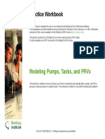 Practice Workbook: Modeling Pumps, Tanks, and Prvs