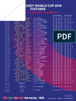 ICC World Cup Schedule Portrait With Prices