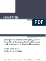 HEMOPTYSIS