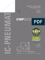 Diesel or LPG Engine Pneumatic Tires: CMP20 CMP25 CMP30