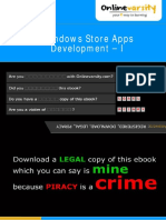 Windows Store Apps Development-I Aptech
