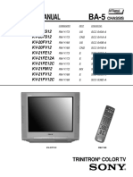 KV 21FV12, Sony PDF