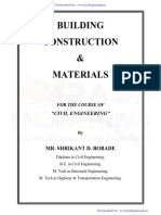 Building Construction and Materials Notes PDF