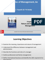 P C Tripathi & P N Reddy: Nature and Functions of Management