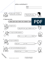 Grammar Practice Worksheet 2 6: 1 Read and Circle