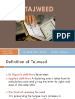 Tajweed Articulation Points